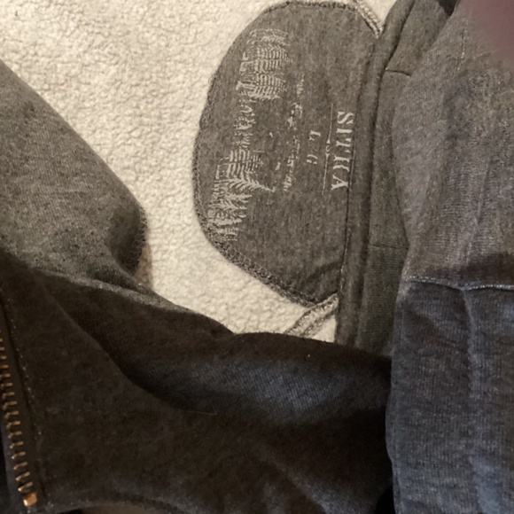 Sitka Unisex Grey zippered Hoodie size Large - Picture 7 of 10